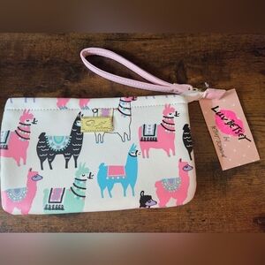 Betsey Johnson Llama Wristlet